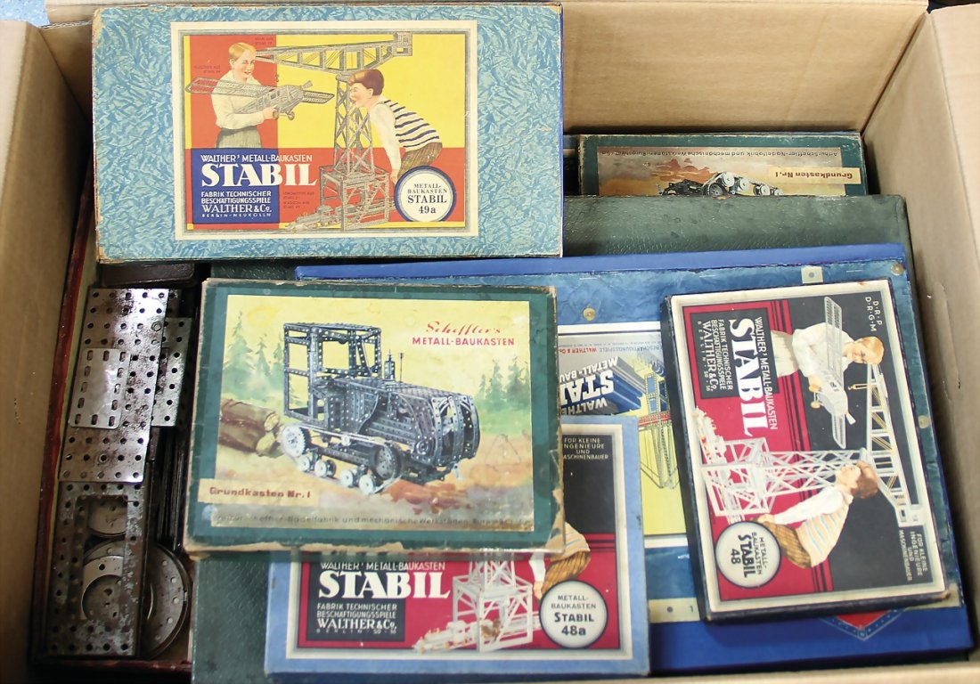 Konv., ca. 25 Teile, Baukästen, Stabil Bau Mä (1 of 1)