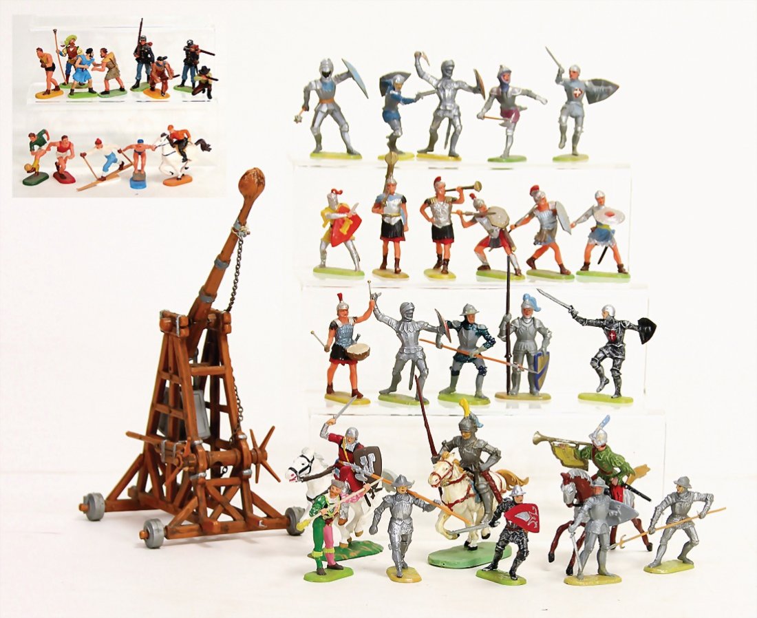 ELASTOLIN 4 cm, kl. Serie, 36 Teile, Römer, (1 of 1)