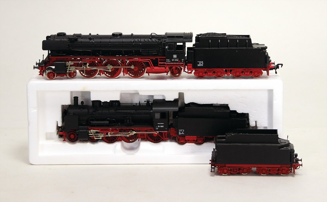 FLEISCHMANN 2 x Tenderlok, Spur H0, Nr. 383865, Nr. (1 of 1)