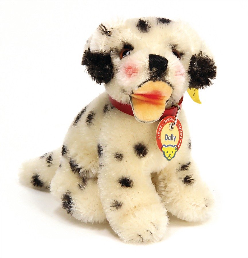 STEIFF Dally, complete, button with cloth tag label is (1 of 1)