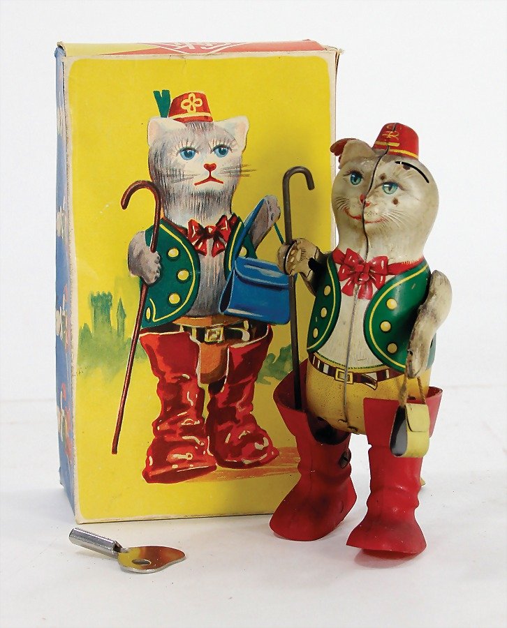 KÖHLER puss in boots, lithographedsheet metal, 13 (1 of 1)