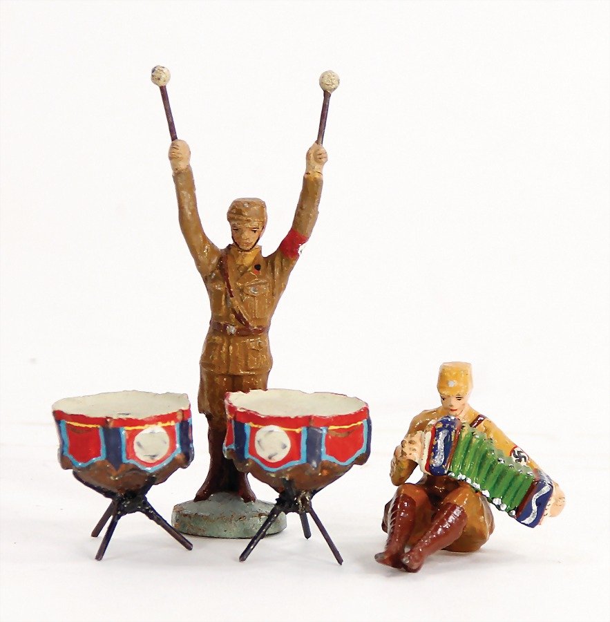 Elastolin, Second World War, SA timpanist, stand to (1 of 1)