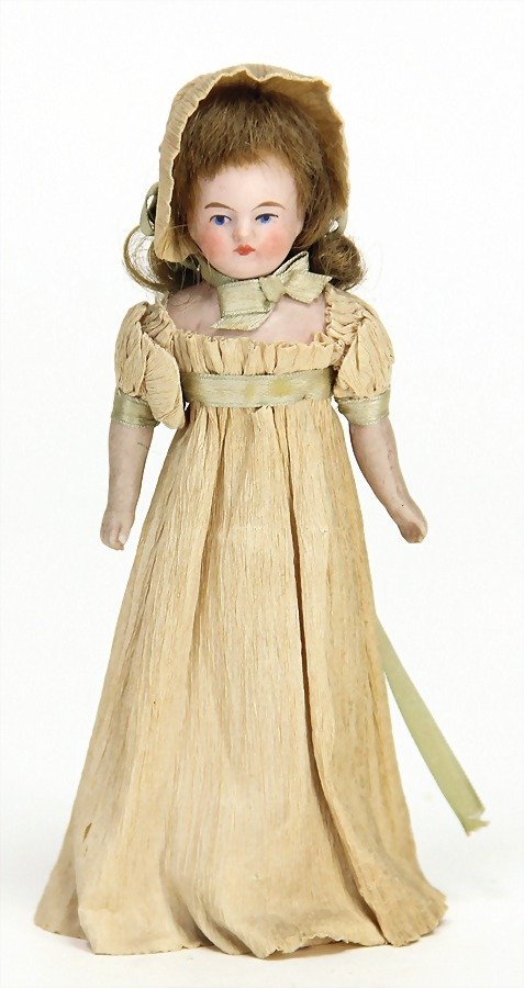 Christmas tree decoration, girl, bisque porcelain (1 of 1)