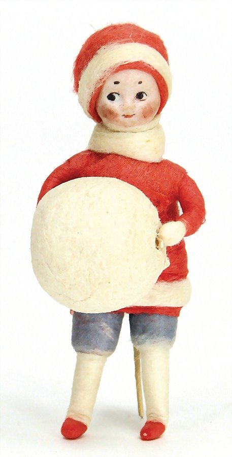Christmas tree decoration, cotton wool figure with (1 of 1)