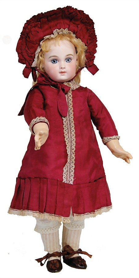 JUMEAU bisque porcelain socket head, old cork (1 of 5)