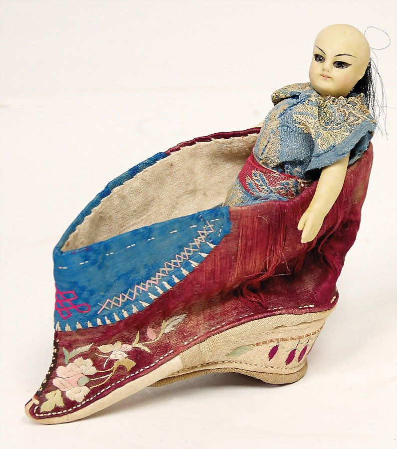 Mignonette, France, asiatic all-bisque doll, 14 cm, (1 of 1)