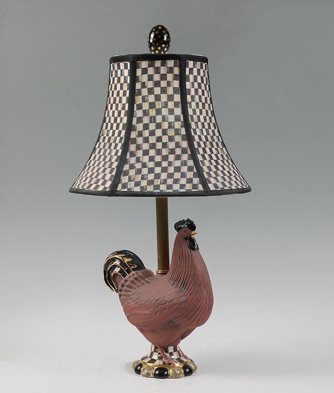 Mackenzie Childs Rooster Table Lamp