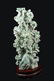 LARGE CARVED JADEITE FLOWERS BIRDS FIGURAL GROUP - 2