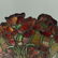 UNIQUE POPPY LEADED GLASS TABLE LAMP - 9