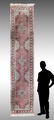 PAKISTANI PERSIAN HK WOOL RUNNER, 2'6" X 10'6