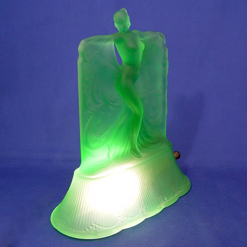 McKEE GLASS ''DANSE DE LUMIER ART DECO BOUDOIR LA