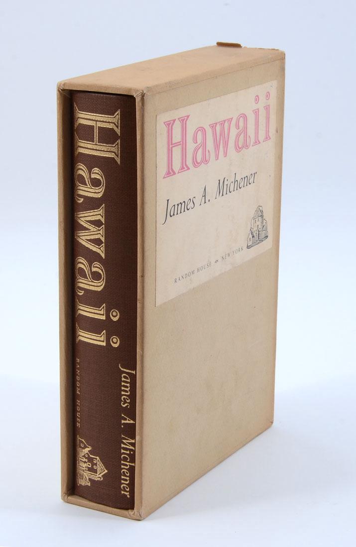 JAMES MICHENER SIGNED FIRST EDITION HAWAII BOOK Nov 12, 2017