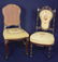 437: TWO NEEDLEPOINT CHAIRS VICTORIAN