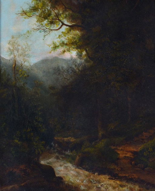 William Hart Forest River Landscape Painting Jan 28 2018