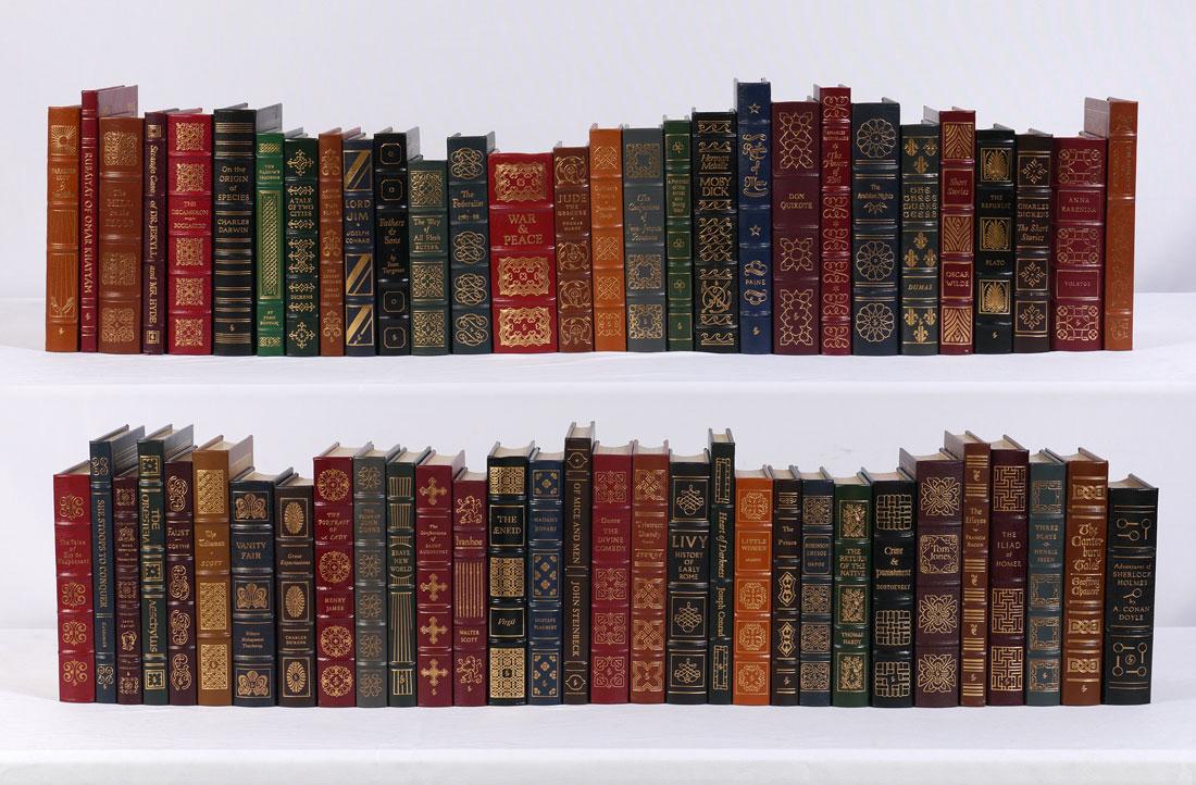 60 EASTON PRESS LEATHER BOUND 100 GREATEST BOOKS