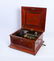 MAHOGANY REGINAPHONE MUSIC BOX AND STAND - 3