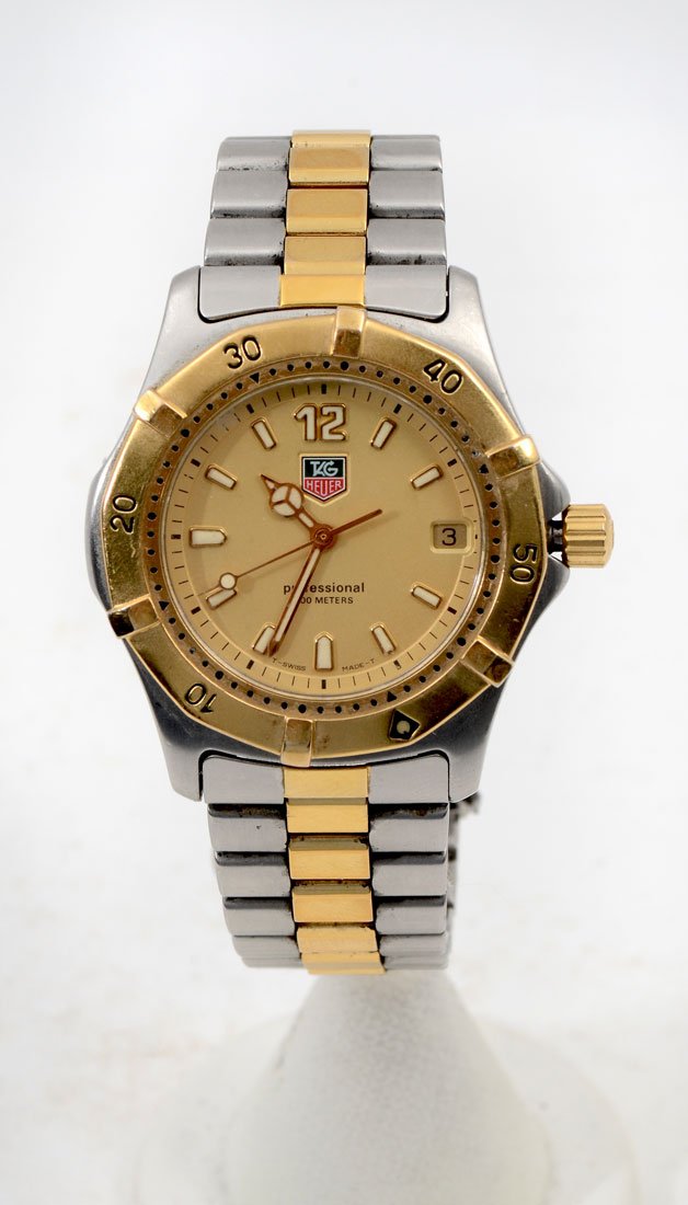 Tag Heuer 2 Tone Professional Watch Wk1121 0