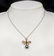 14K PEARL & DIAMOND NECKLACE/EARRINGS - 4