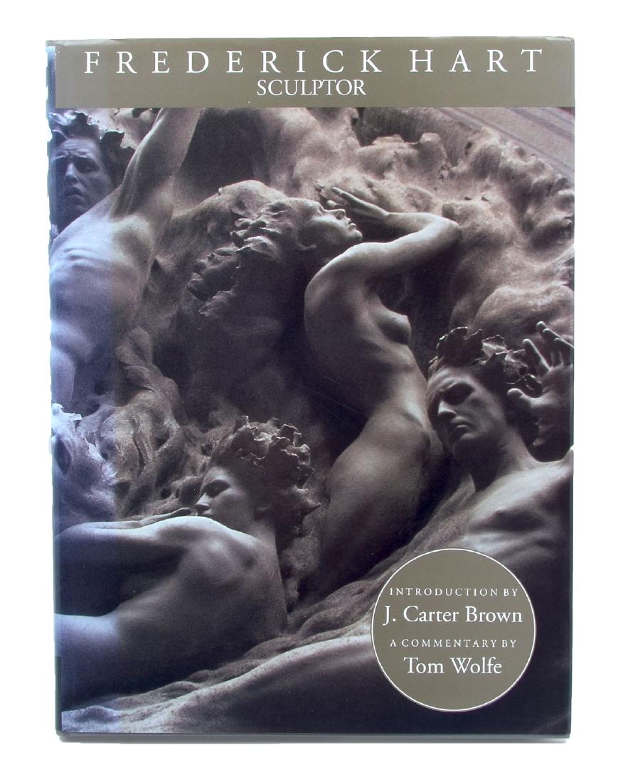 FREDERICK HART BOOK: FREDERICK HART, SCULPTOR: 1994, with commentary by Tom Wolfe, 13.5" x 10".