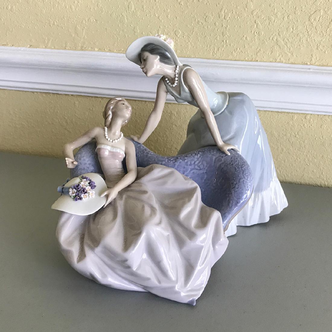 LLADRO FIGURINE ''DEBUTANTS'': LLADRO FIGURINE ''DEBUTANTS''- ''Debutantes'', sculptor Jose Puche, issued 1988, issued 1997, 8.25'' h.