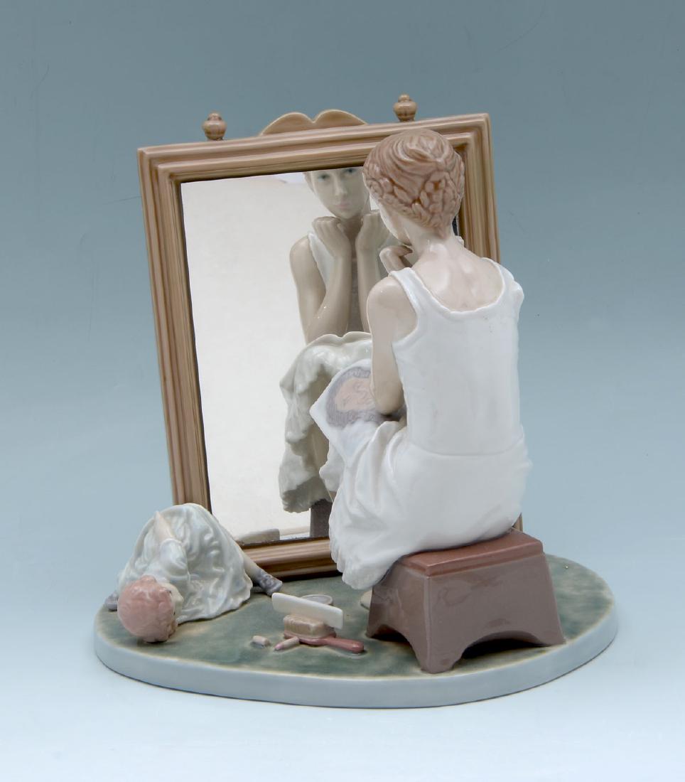 LLADRO NORMAN ROCKWELL ''DAY DREAMER'' FIGURINE: LLADRO NORMAN ROCKWELL ''DAY DREAMER'' FIGURINE- ''Day Dreamer'', sculptor Salvador Furio, issued 1982, retired 1982, 8.50'' h.