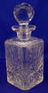 1143: 1905 GORHAM SERVING TRAY & 4 CRYSTAL DECANTER - 6