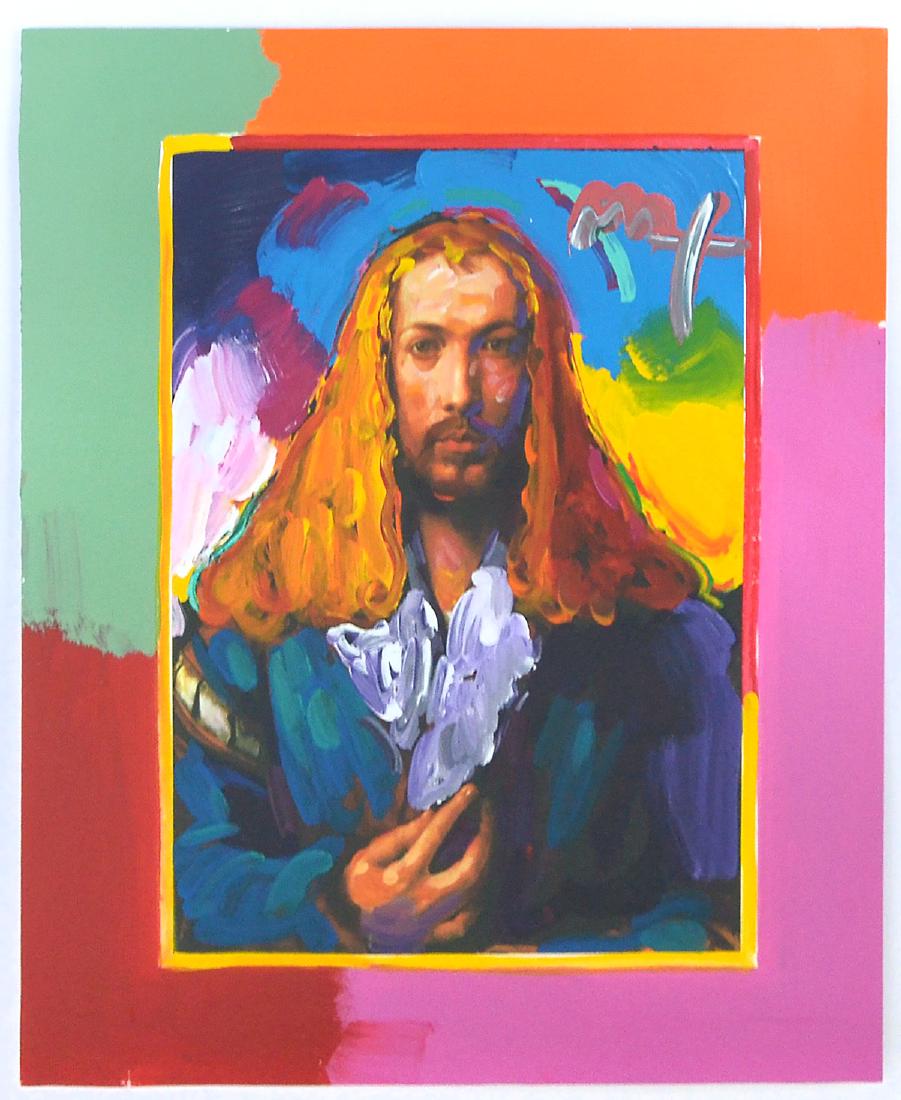 PETER MAX ''MASTERS SUITE: DURER'': MAX, Peter, (German-American, 1937-): "Masters Suite: Durer", Mixed Media, image size is 22" x 18", signed lower right, framed 34.50" x 31".
