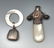 2 PC. STERLING WHISTLE AND BABY RATTLE - 2