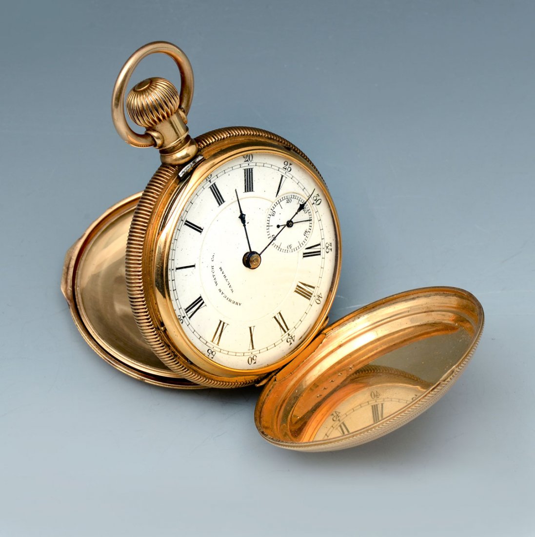 1883 WALTHAM 14K GOLD HUNTER'S CASE WATCH