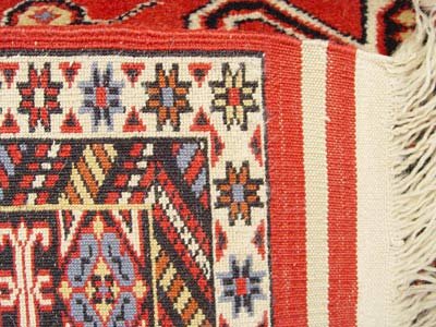 1920's RUSSIAN HAND TIED CARPET 7 x 4 - 3