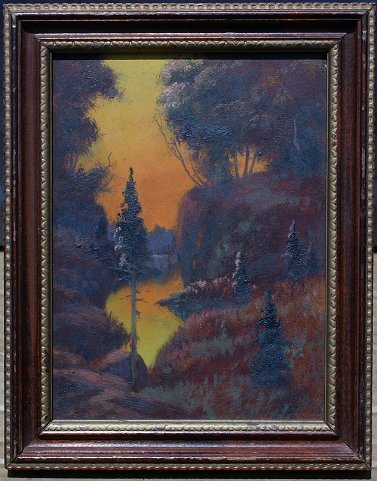 GILMAN LOW PAINTING AUTUMN SUNSET