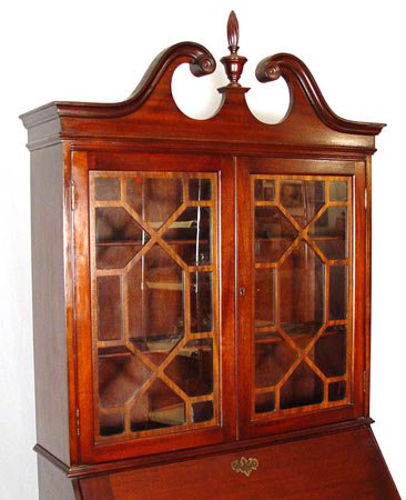 MADDOX MAHOGANY BOOKCASE SECRETARY - 3
