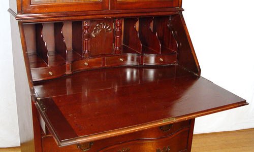 MADDOX MAHOGANY BOOKCASE SECRETARY - 4