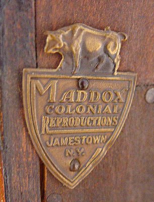 MADDOX MAHOGANY BOOKCASE SECRETARY - 8