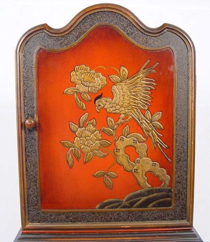 PETITE PAINT DECORATED TELEPHONE CABINET - 2