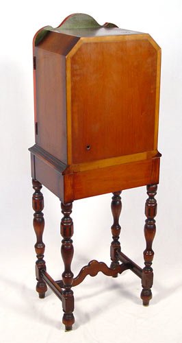 PETITE PAINT DECORATED TELEPHONE CABINET - 5