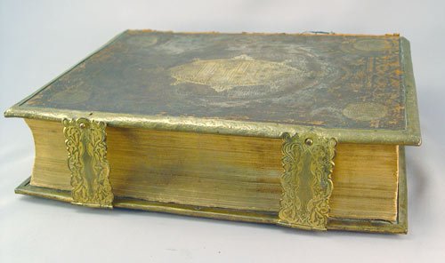 PAIR 19TH CENTURY BIBLES JOHN BROWN, SCOTLAND - 3