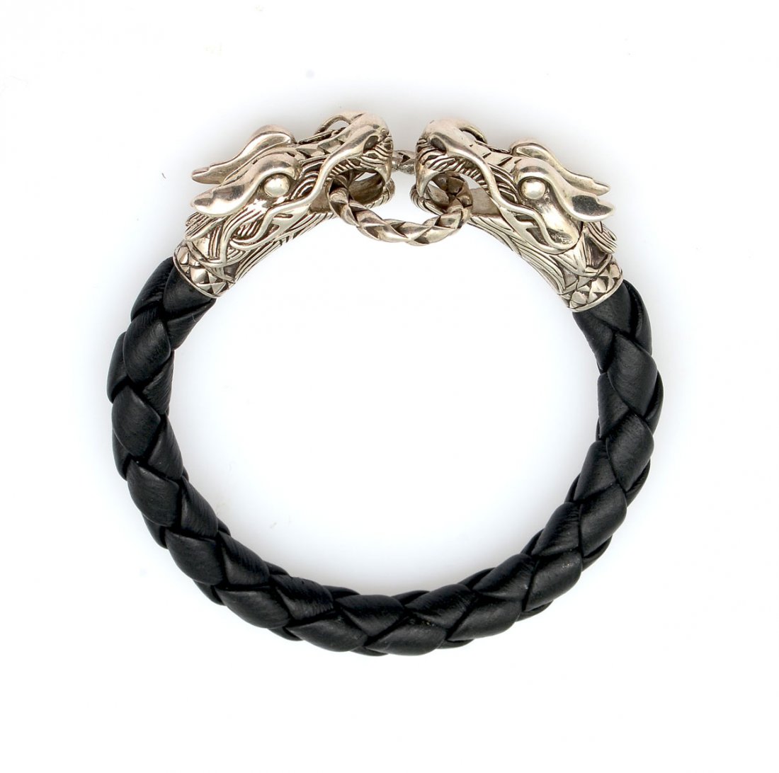 JOHN HARDY LEGENDS NAGA DOUBLE DRAGON STERLING BRACELET: JOHN HARDY LEGENDS NAGA DOUBLE DRAGON STERLING BRACELET: Naga was inspired by the mythical water dragon that protects ocean pearls. Wear facing inward to receive love and abundance. Heads are sterling