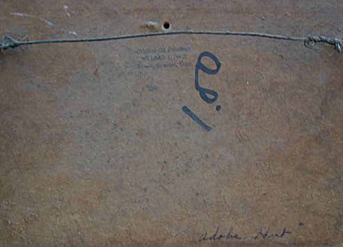 WILLARD PAGE SOUTHWEST ADOBE HUT PAINTING - 2