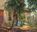EMMETT FRITZ PAINTING "CHANGING THE NEWS, ST. AUGUSTINE
