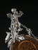 MASSIVE .900 FINE SILVER FIGURAL CENTER BOWL - 4