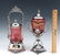 2 PIECE MARY GREGORY GLASS COVERED JARS - 4