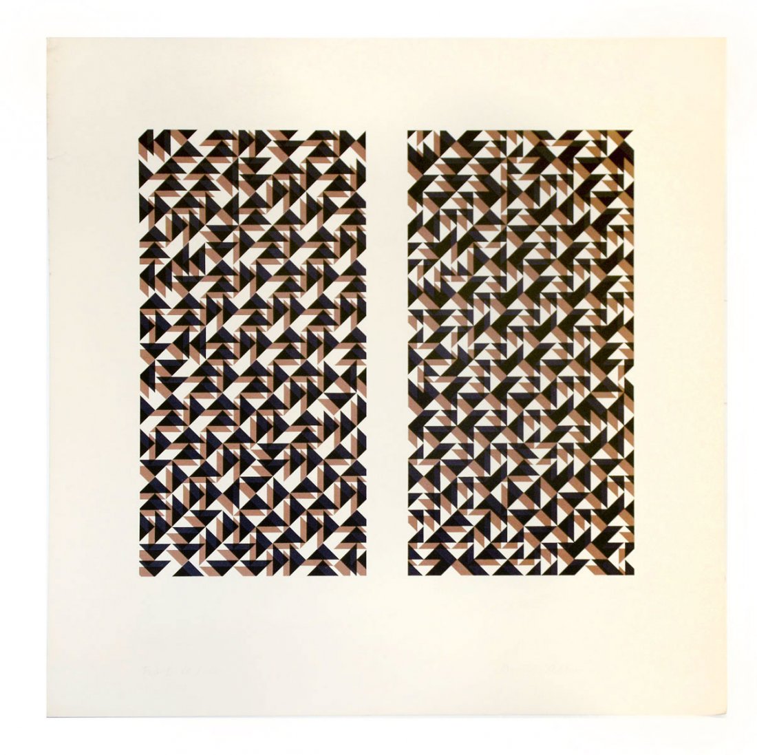 ANNI ALBERS LITHOGRAPH FOX II: ALBERS, Anni, (German, 1899-1994): "Fox II", Lithograph, 20" x 20", pencil signed lower right dated 1972, titled lower left, numbered 68/150, unframed.