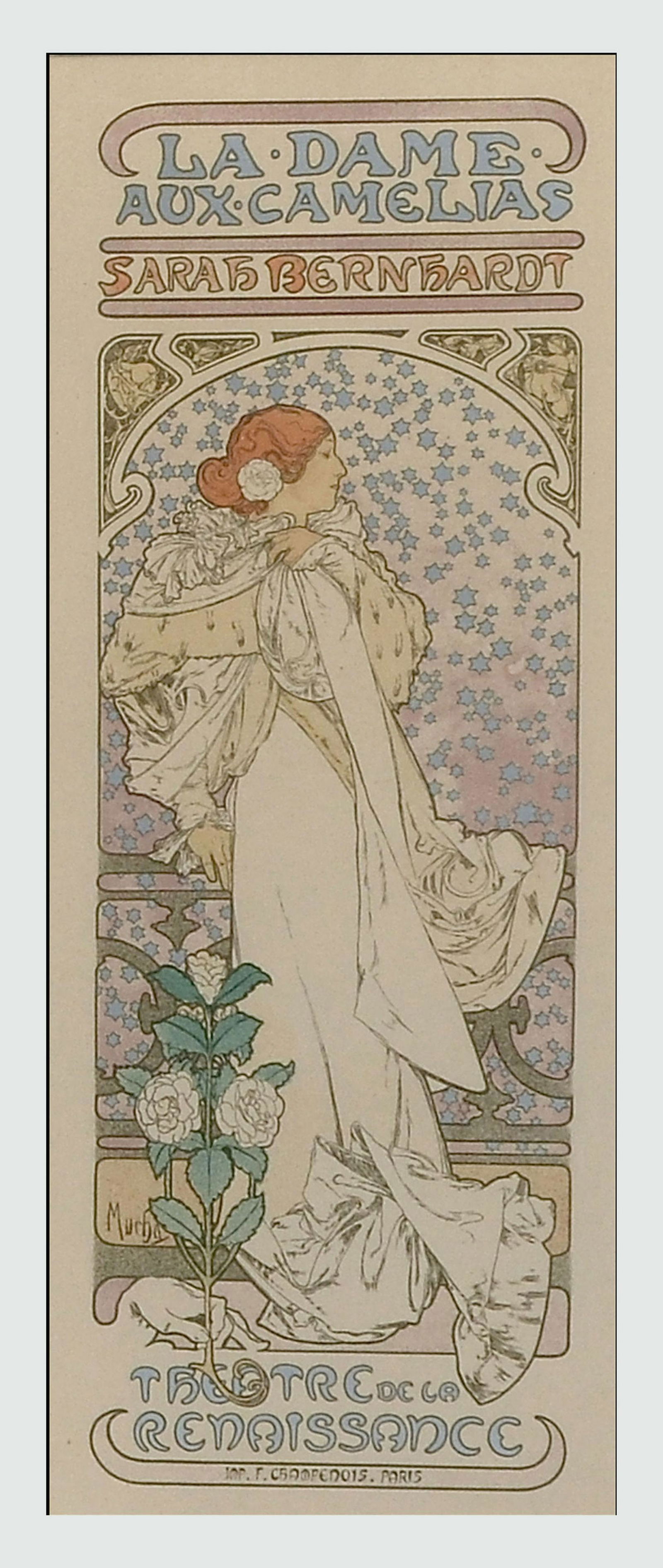 Alphonse Mucha Poster La Dame Aux Camelias Aug 25 19 Burchard Galleries Inc In Fl Alphonse Mucha Poster La Dame Aux Camelias Aug 25 19 Burchard Galleries Inc In Fl