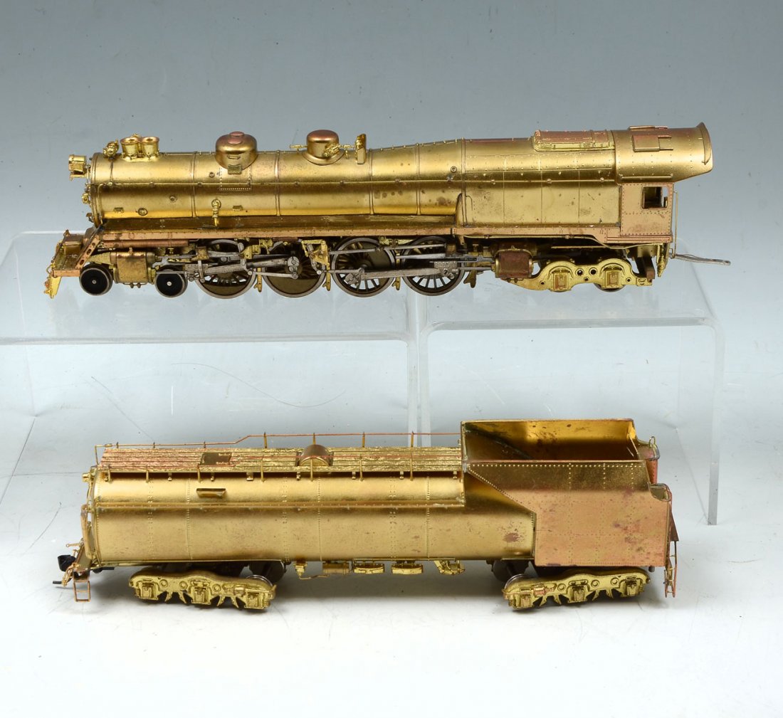 WESTSIDE/SAMHONGSA BALTIMORE & OHIO "G.EMERSON": WESTSIDE/SAMHONGSA BALTIMORE & OHIO "G.EMERSON" BRASS ENGINE & TENDER: Brass Baltimore & Ohio "G.Emerson 4-4-4-4 N-1 Duplex Model #147 model train Engine & Tender, by Westside Model Co./Samhongsa, 197