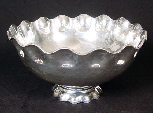 ORTEGA MEXICAN STERLING PUNCH BOWL TRAY CUPS LADL - 3