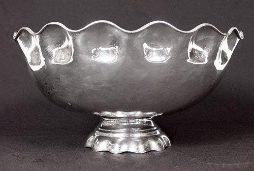 ORTEGA MEXICAN STERLING PUNCH BOWL TRAY CUPS LADL - 4