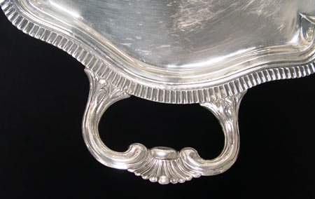 5 pc ORTEGA MEXICAN STERLING TEA SERVICE W/TRAY - 3