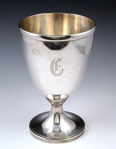 TIFFANY & CO STERLING CHALICE VASE