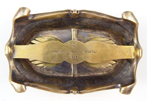 TIFFANY & CO SHELL FORM STERLING INKWELL - 4